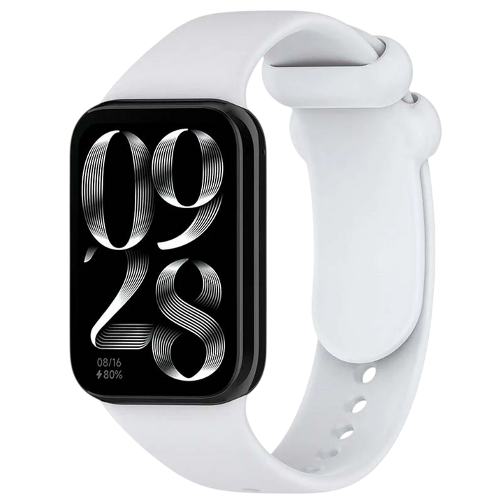 Pulseira Xiaomi Mi Smart Band 9 Pro / Band 8 Pro / Redmi Watch 4 / Redmi Watch 5 / Redmi Watch 6 / Xiaomi Smart Band 10 Pro Silicone Cinzento Claro