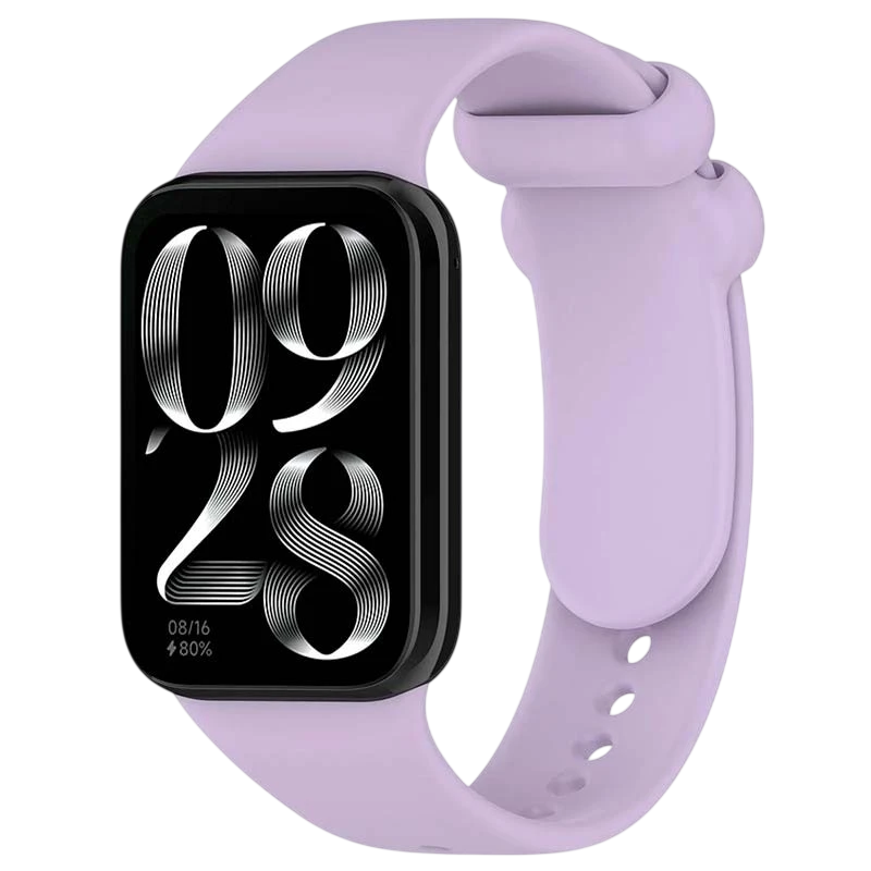 Pulseira Xiaomi Mi Smart Band 9 Pro / Band 8 Pro / Redmi Watch 4 / Redmi Watch 5 / Redmi Watch 6 / Xiaomi Smart Band 10 Pro Silicone Roxo