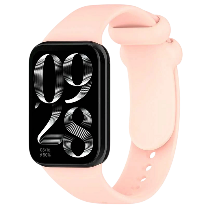 Pulseira Xiaomi Mi Smart Band 9 Pro / Band 8 Pro / Redmi Watch 4 / Redmi Watch 5 / Redmi Watch 6 / Xiaomi Smart Band 10 Pro Silicone Rosa
