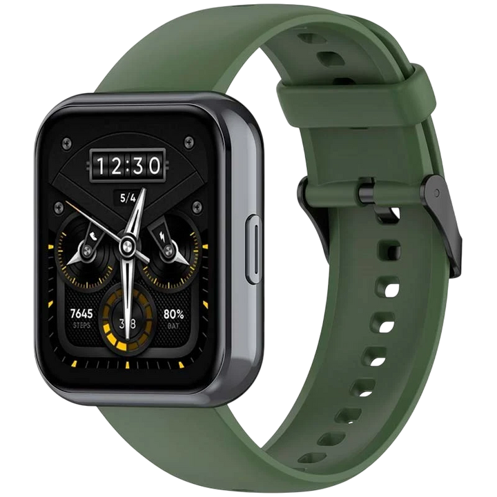 Pulseira de silicone Realme Watch 3 / 3 Pro Verde Escuro