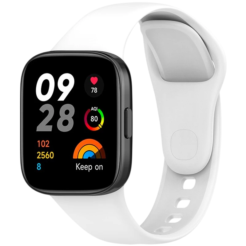 Pulseira de silicone Xiaomi Redmi Watch 3 Branco