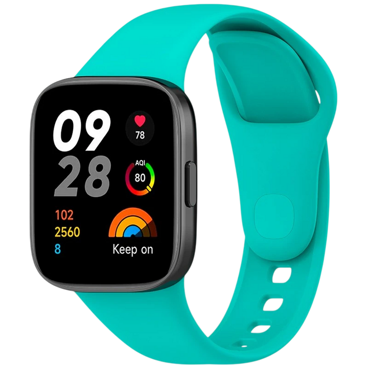 Pulseira de silicone Xiaomi Xiaomi Redmi Watch 3 Turquesa