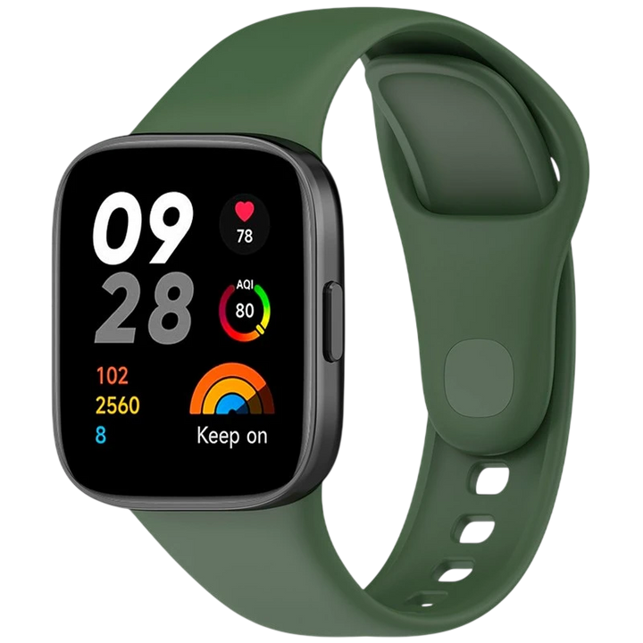 Pulseira de silicone Xiaomi Redmi Watch 3 Verde