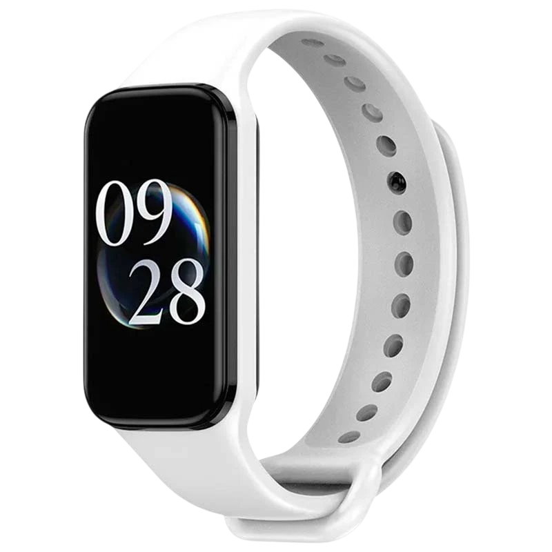 Pulseira Xiaomi Mi Smart Band 8 Active / Redmi Smart Band 2 Silicone Branco