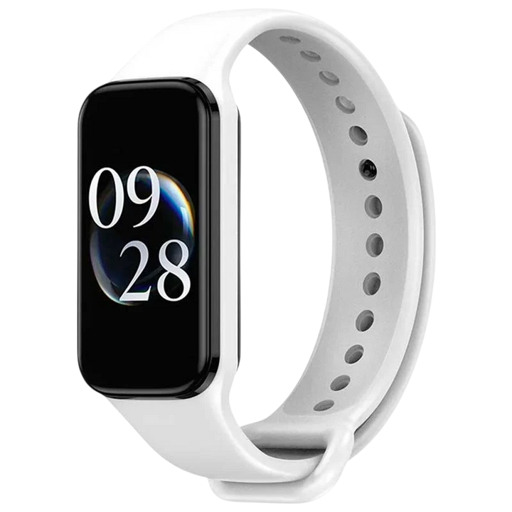 Pulseira Xiaomi Mi Smart Band 8 Active / Redmi Smart Band 2 Silicone Branco
