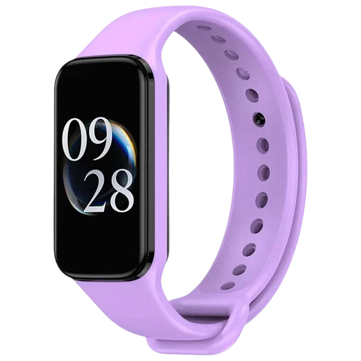 Pulseira Xiaomi Mi Smart Band 8 Active / Redmi Smart Band 2 Silicone Roxo