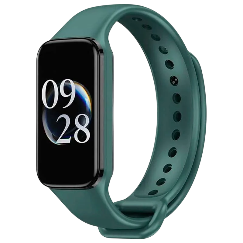 Pulseira Xiaomi Smart Band 8 Active / Redmi Smart Band 2 Silicone Verde Escuro