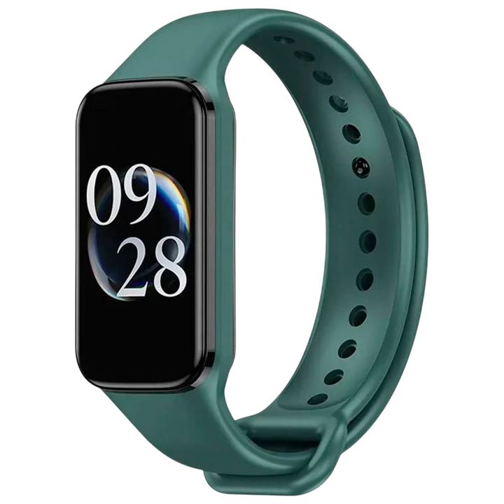 Pulseira Xiaomi Smart Band 8 Active / Redmi Smart Band 2 Silicone Verde Escuro