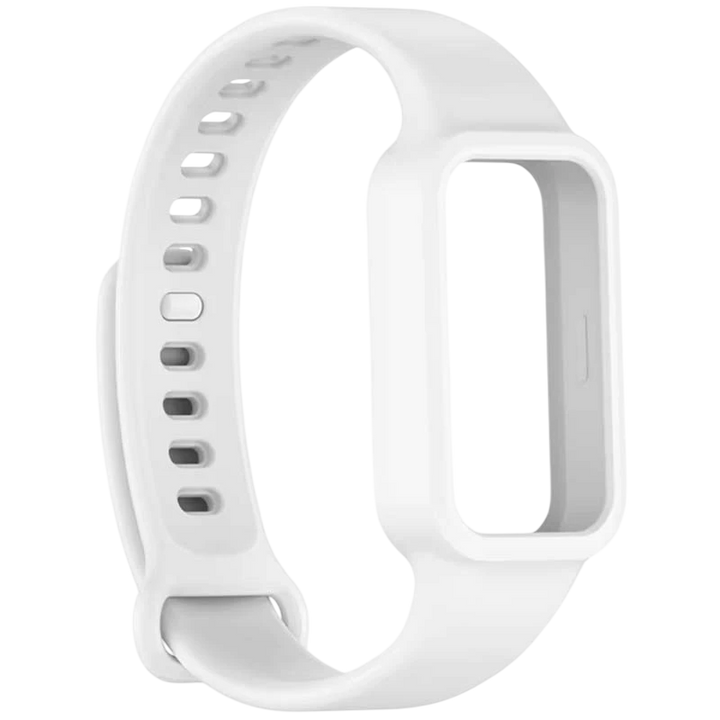 Pulseira de silicone Xiaomi Mi Smart Band 9 Active / Redmi Smart Band 3 Branco