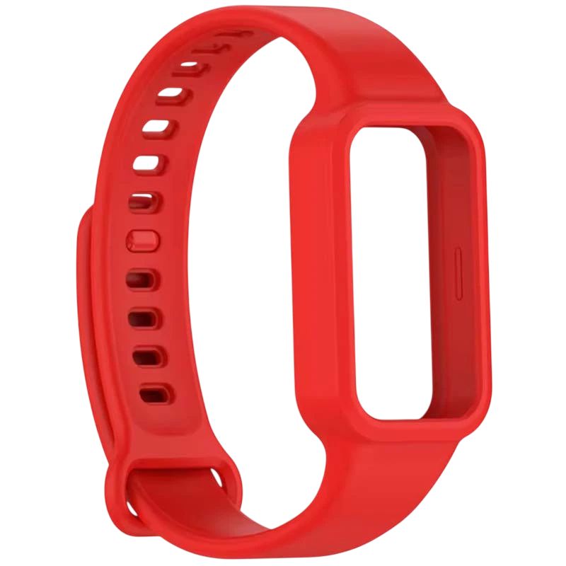 Pulseira de silicone Xiaomi Mi Smart Band 9 Active / Redmi Smart Band 3 Vermelho