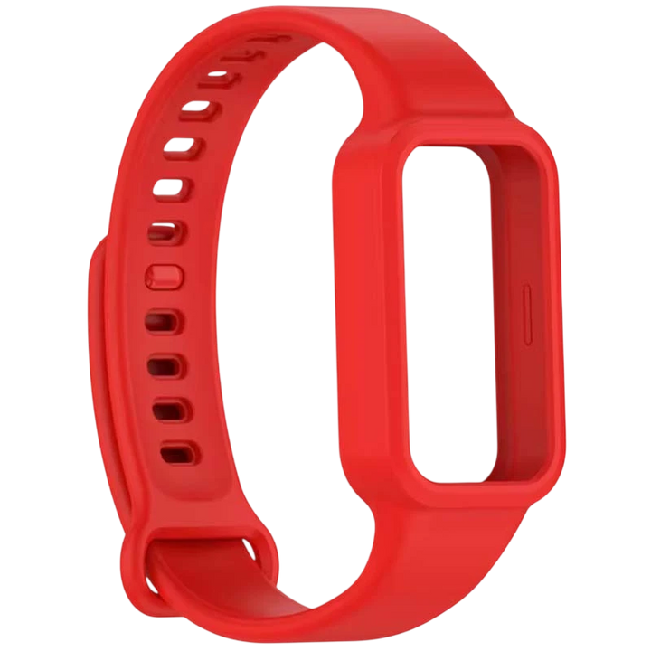 Pulseira de silicone Xiaomi Mi Smart Band 9 Active / Redmi Smart Band 3 Vermelho
