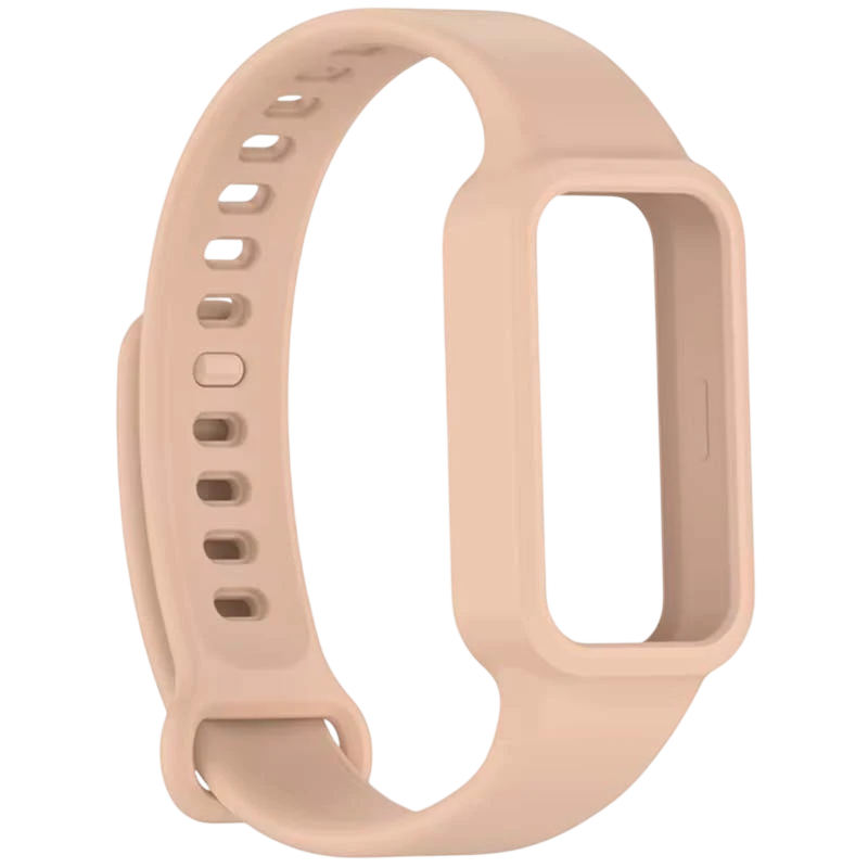 Pulseira de silicone Xiaomi Mi Smart Band 9 Active / Redmi Smart Band 3 Rosa Claro