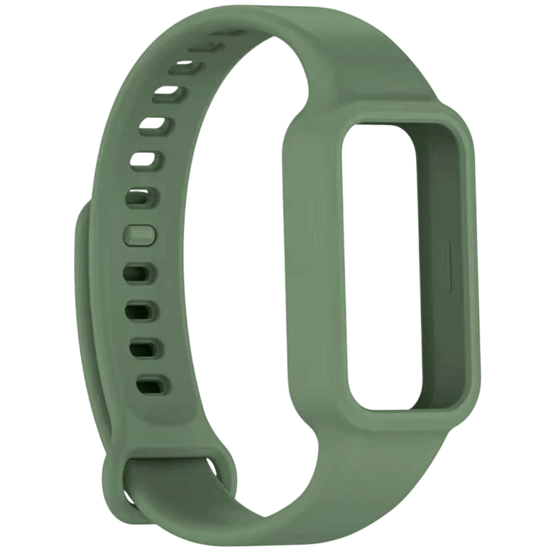 Pulseira de silicone Xiaomi Mi Smart Band 9 Active / Redmi Smart Band 3 Verde Escuro