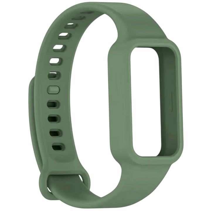 Pulseira de silicone Xiaomi Mi Smart Band 9 Active / Redmi Smart Band 3 Verde Escuro