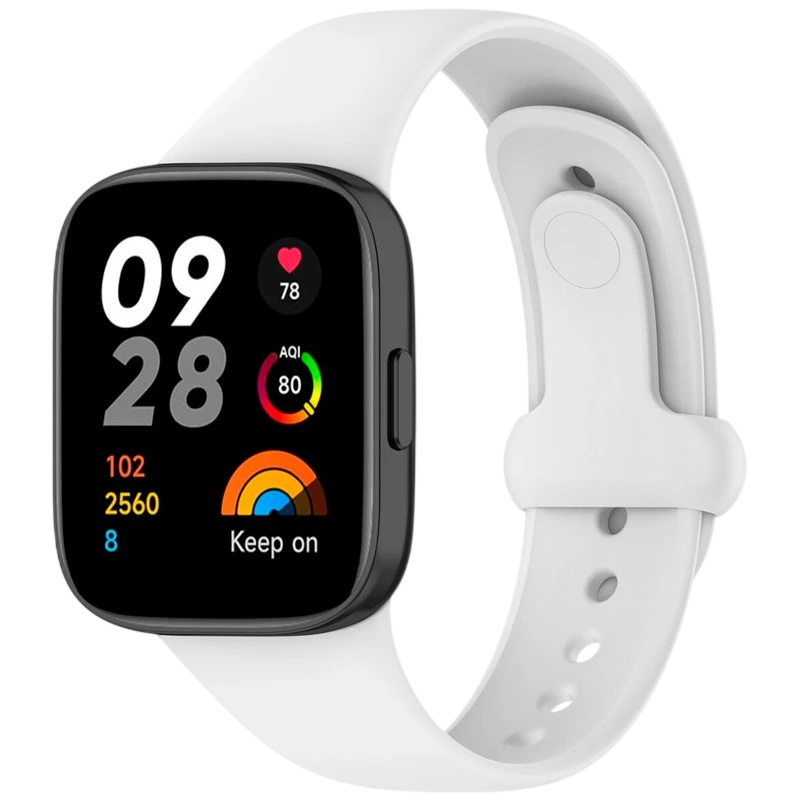Pulseira de silicone Xiaomi Redmi Watch 3 Sports Branco