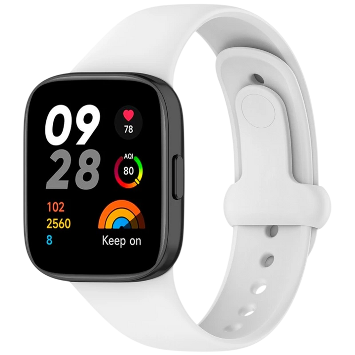 Pulseira de silicone Xiaomi Redmi Watch 3 Sports Branco
