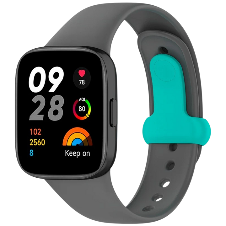 Pulseira de silicone Xiaomi Redmi Watch 3 Sports Cinzento