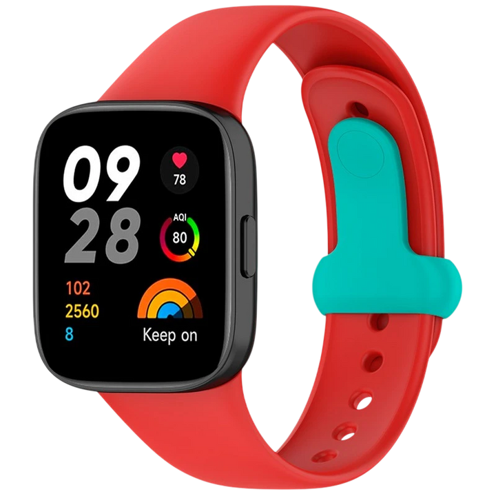 Pulseira de silicone Xiaomi Redmi Watch 3 Sports Vermelho