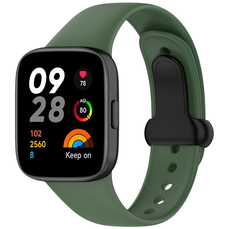 Pulseira de silicone Xiaomi Redmi Watch 3 Sports Verde