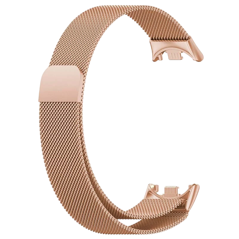 Pulseira Milanesa Magnética Xiaomi Mi Smart Band 9 / Mi Smart Band 8 Dourado