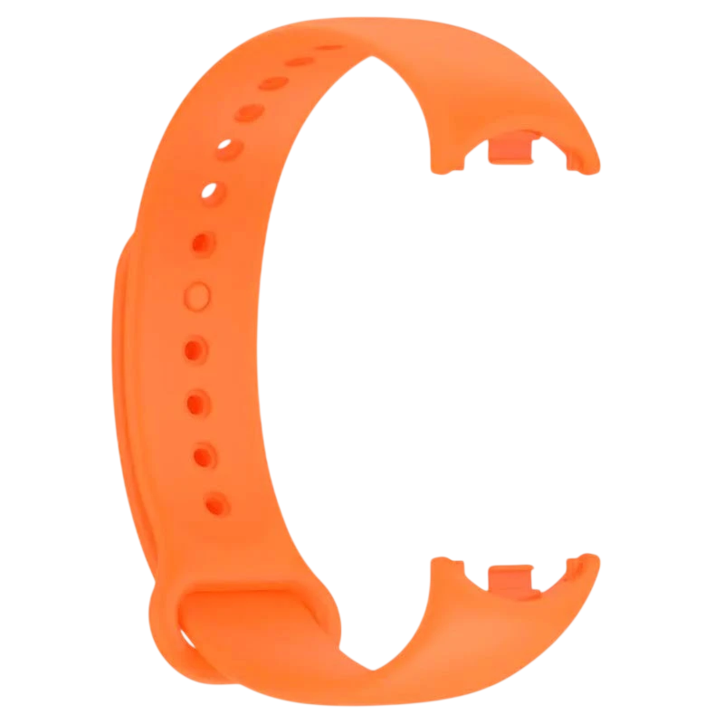 Pulseira Xiaomi Mi Smart Band 10 / Mi Smart Band 8 Silicone Laranja