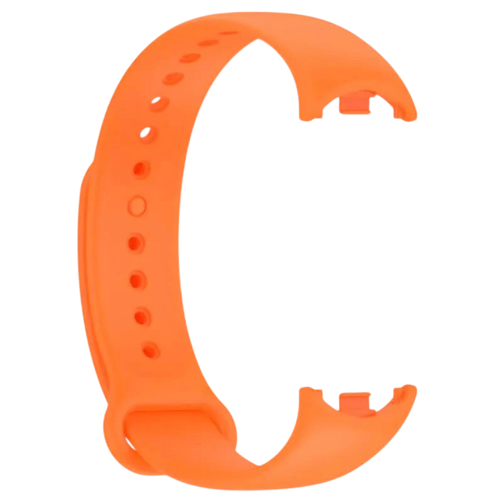 Pulseira Xiaomi Mi Smart Band 10 / Mi Smart Band 8 Silicone Laranja