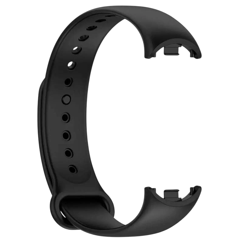 Pulseira Xiaomi Mi Smart Band 10 / Mi Smart Band 9 / Mi Smart Band 8 Silicone Preto