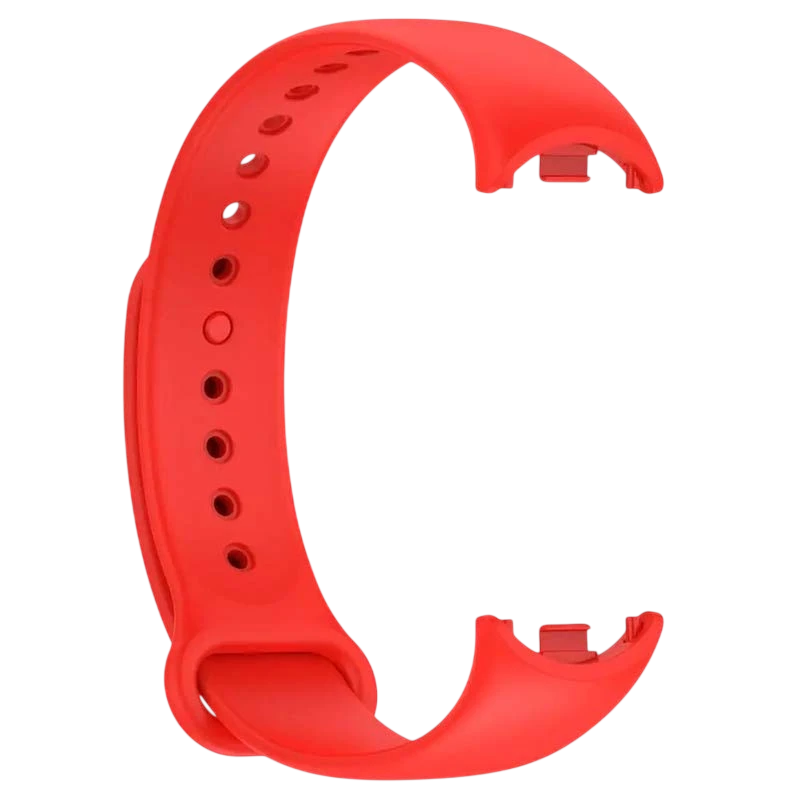 Pulseira Xiaomi Mi Smart Band 10 / Mi Smart Band 9 / Mi Smart Band 8 Silicone Vermelho