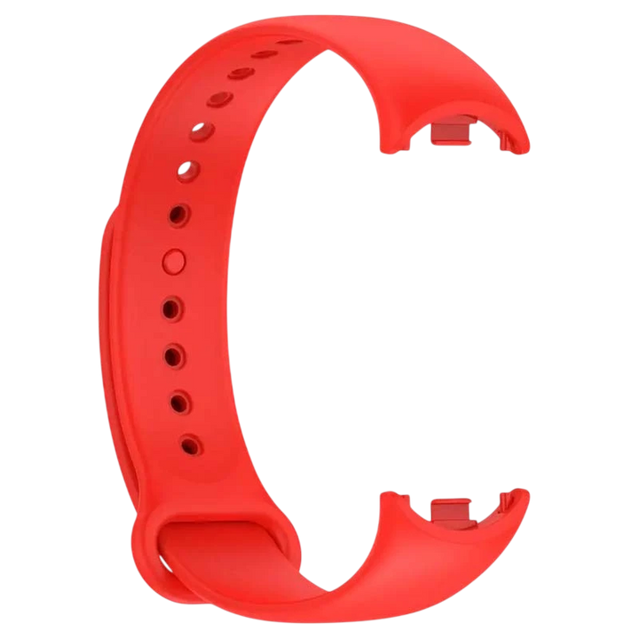 Pulseira Xiaomi Mi Smart Band 10 / Mi Smart Band 9 / Mi Smart Band 8 Silicone Vermelho
