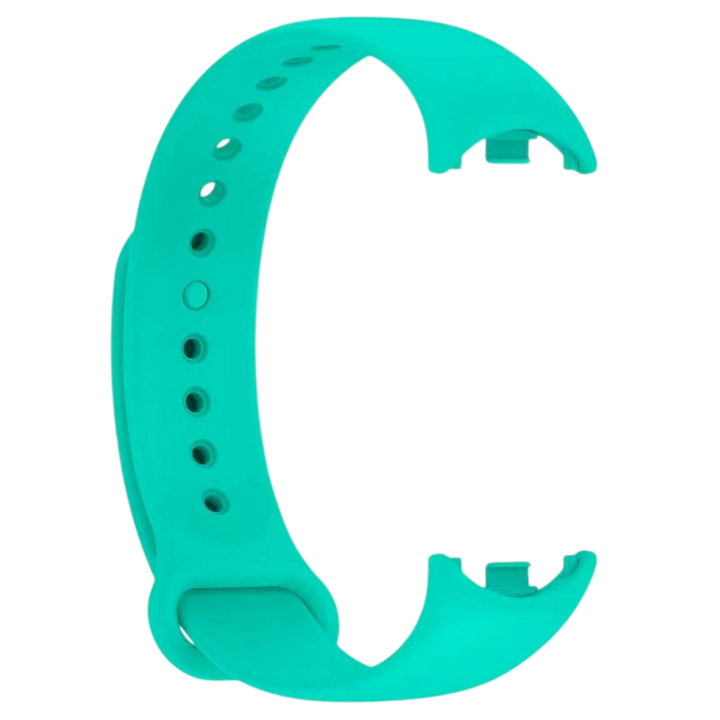 Pulseira Xiaomi Mi Smart Band 10 / Mi Smart Band 9 / Mi Smart Band 8 Silicone Turquesa