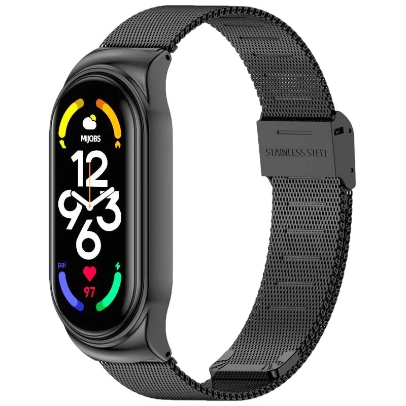 Pulseira Xiaomi Smart Band 7 Milanesa Clipe Preto