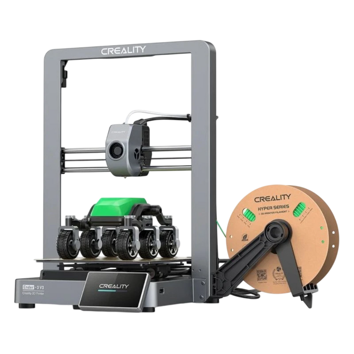 Creality Ender 3 V3 - Alta velocidade 600 mm/s, Tamanho de impressão 220x220x250mm, Arrefecimento rápido Preto FDM
