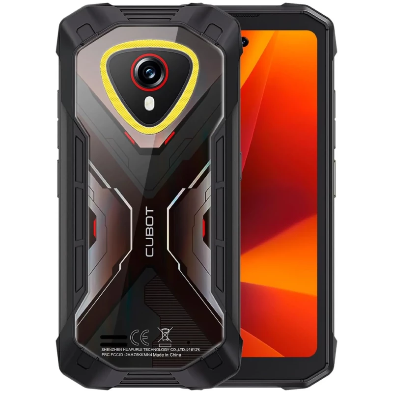 Cubot KingKong Mini 4 128 GB Preto-Cinza Robusto 6 GB de RAM Ecrã de 4,7"