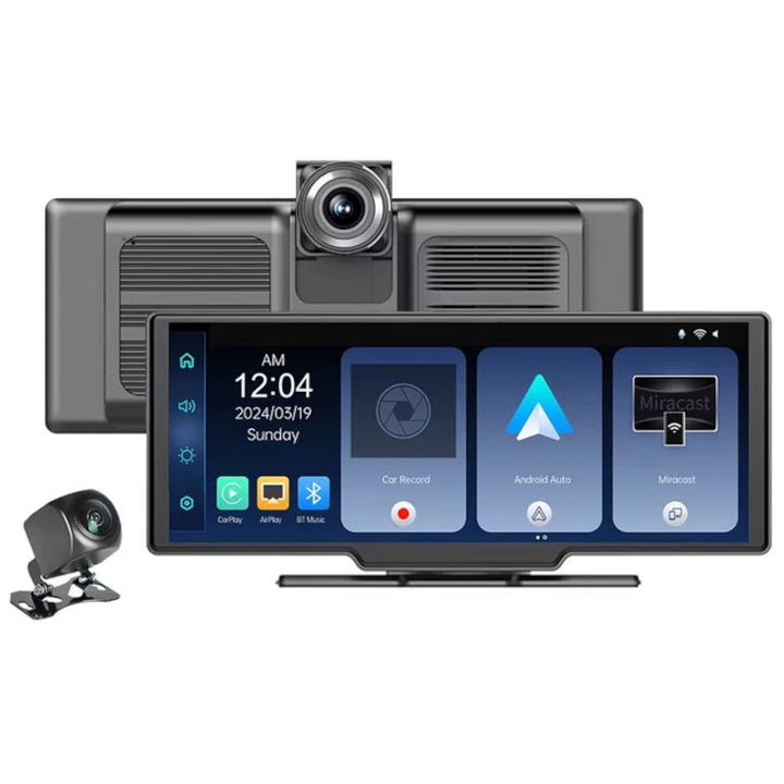 Dash Cam SD102602 Ecrã tátil universal de 10,26 polegadas sem fios Carplay / Android Auto com câmara traseira