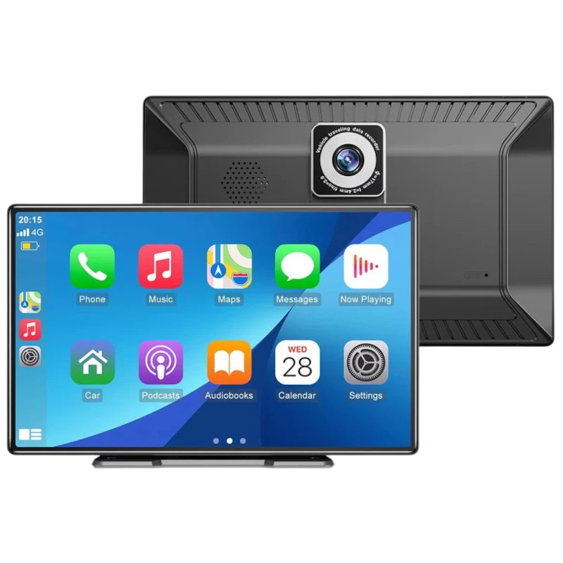 Dash Cam SD9060 Ecrã tátil universal de 9 polegadas Sem fios Carplay/Apple/Android