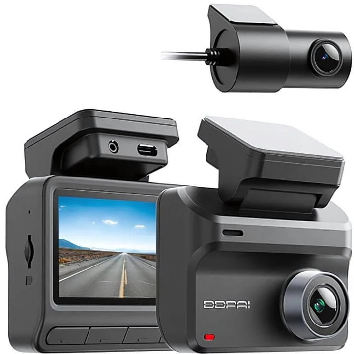 DDPAI Z50 Pro 4K GPS Dual Dash Cam - Câmara para carro