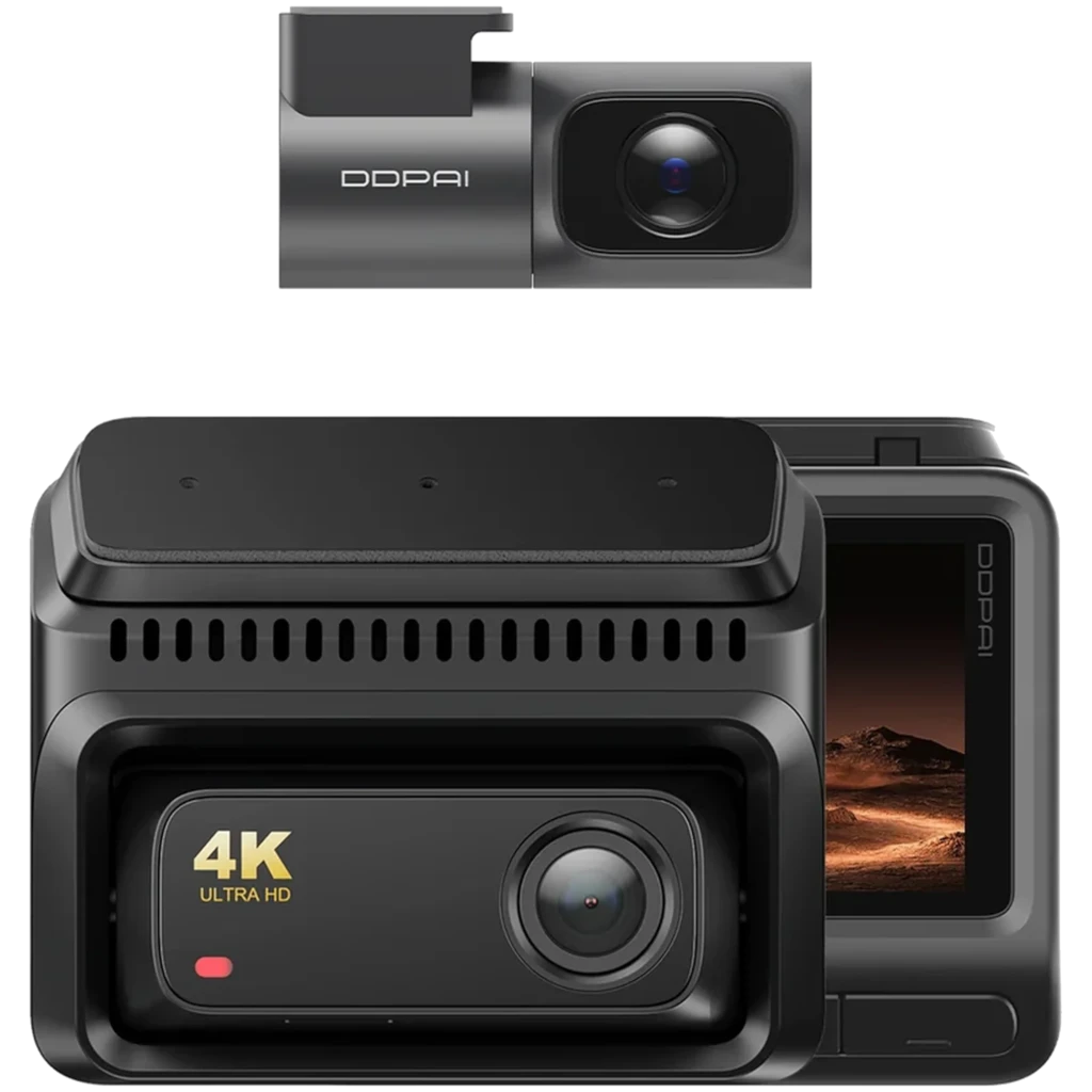 Dashcam DDPAI Z60 2026 2CH GPS Dianteira e Traseira 4K + 1080P GPS Integrado