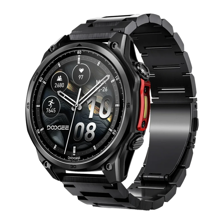 Doogee Anywise W1 Pro Preto GPS Dupla Banda L1+L5 Mapas Offline