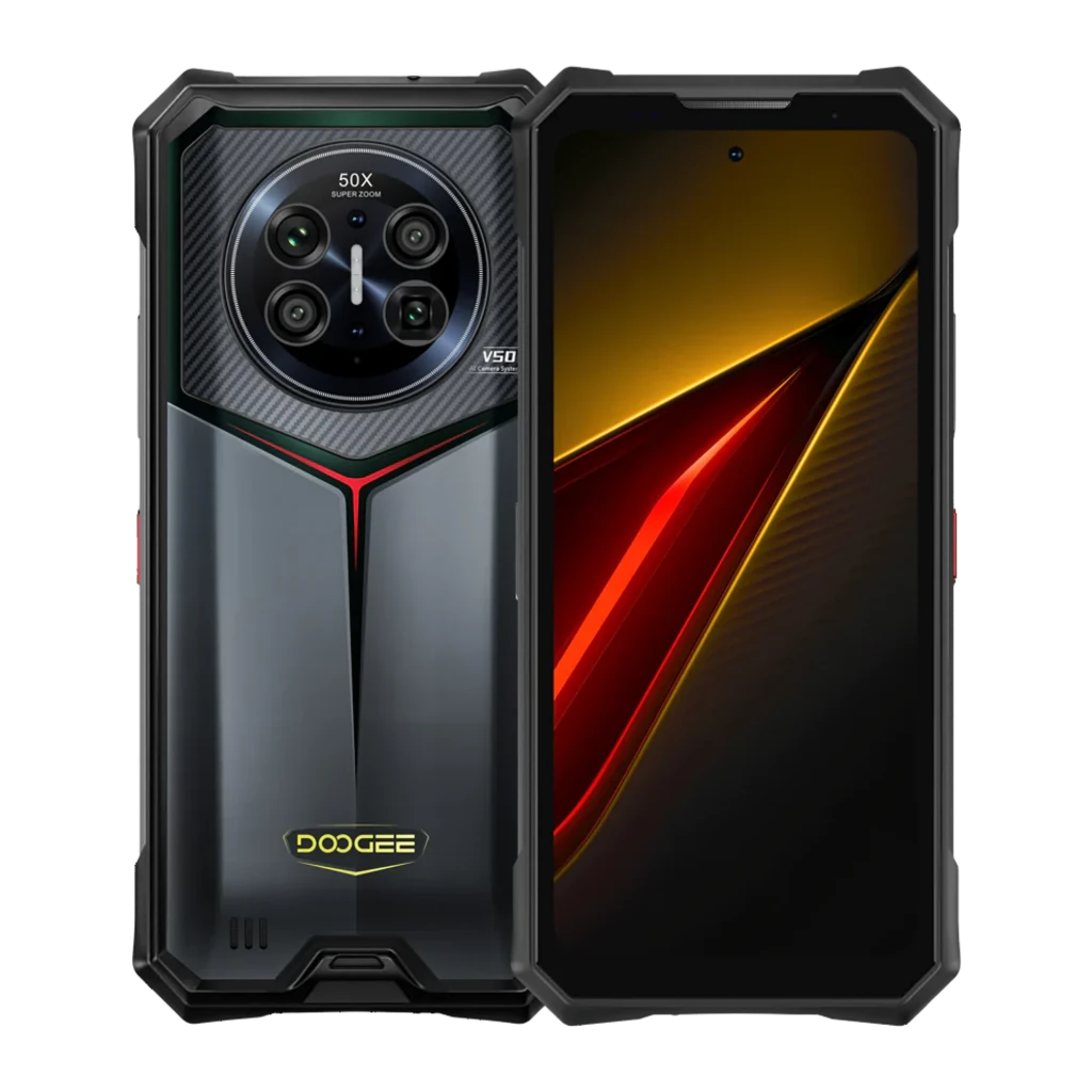 Doogee V50 5G Preto 16 GB/512 GB Resistente 11 000 mAh 6,58 polegadas