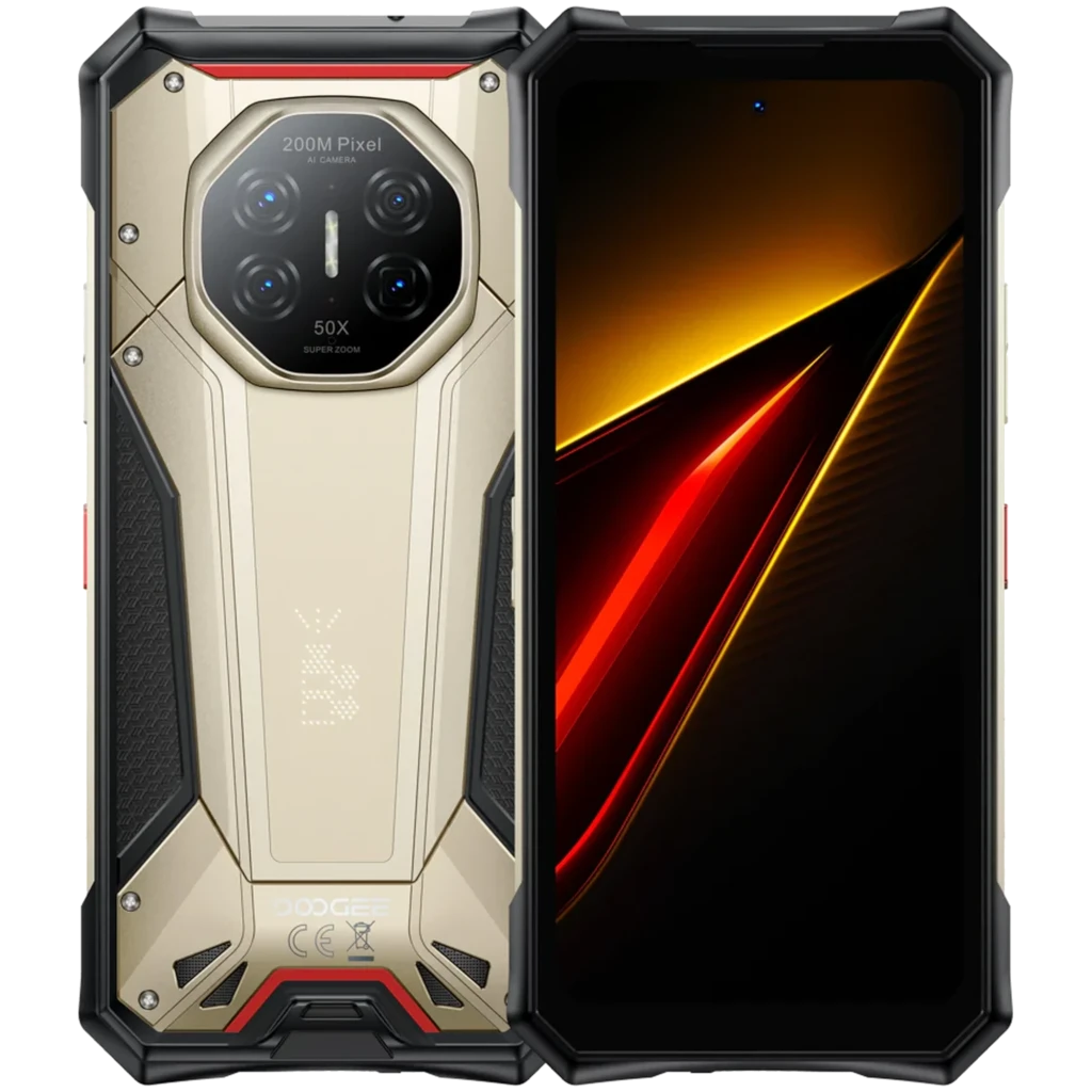 Doogee S300 Pro 512 GB Dourado Função PTT 16 GB de RAM Rugged