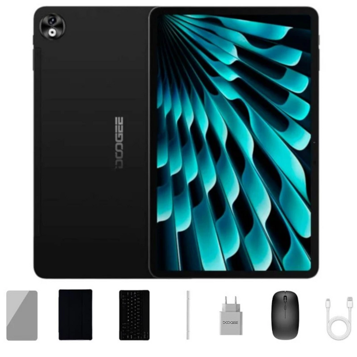 Doogee T40 Pro VIP 12" 8GB/512GB WiFi+4G Preto - Tablet com acessórios