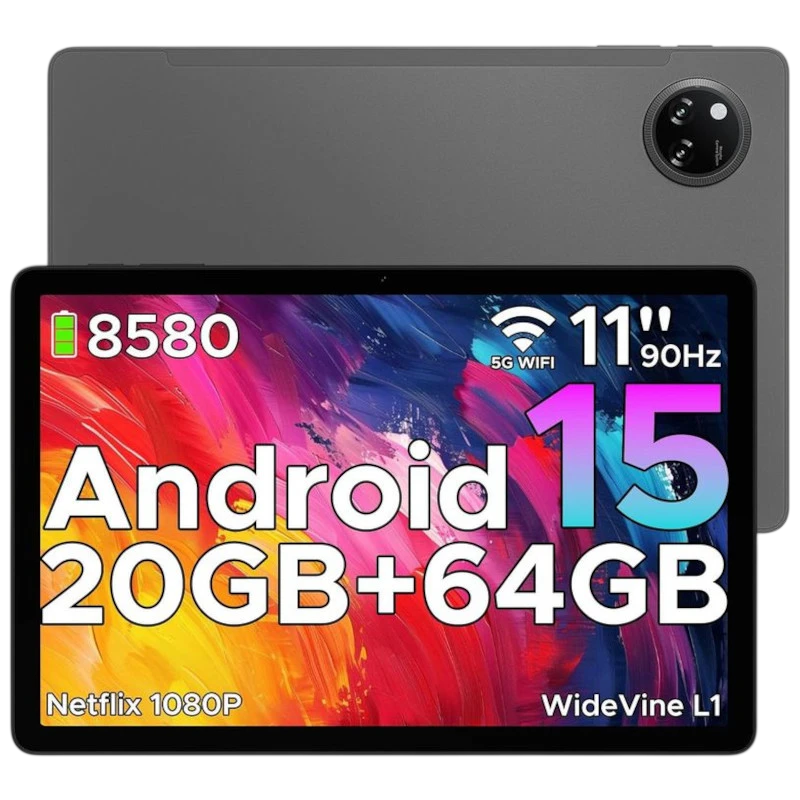 Doogee Tab A9+ 11 4 GB/64 GB WiFi Cinzento