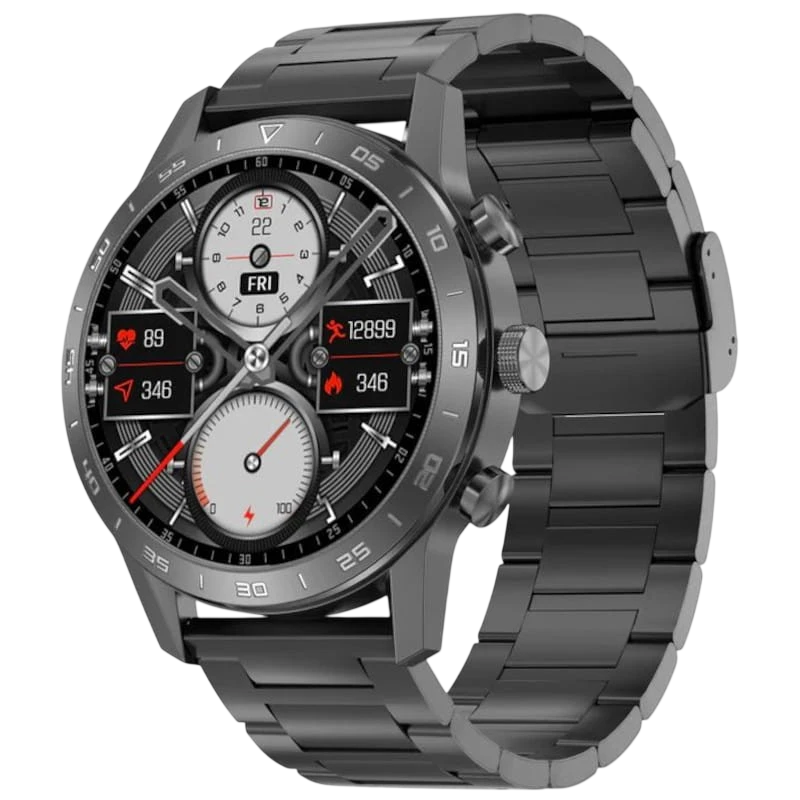 DT NO.1 DT70+ Bracelete metálica Preto - Relógio inteligente