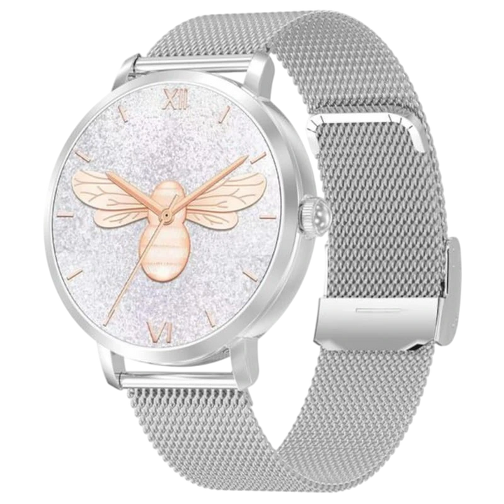 DT NO.1 DT S Prata con Pulseira Metálica - Relógio Inteligente
