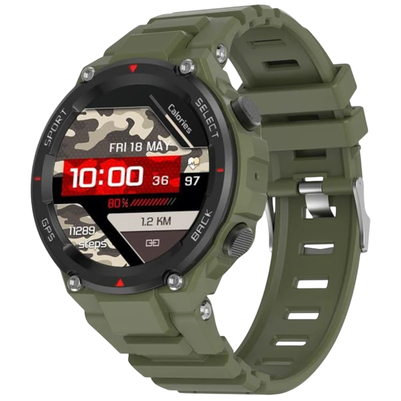 DT NO.1 DT5 Verde - Relógio Inteligente
