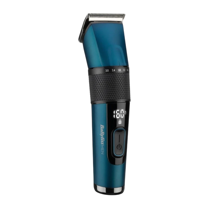 BaByliss Japanese Steel Digital E990E Azul metálico - Máquina de cortar cabelo sem fios