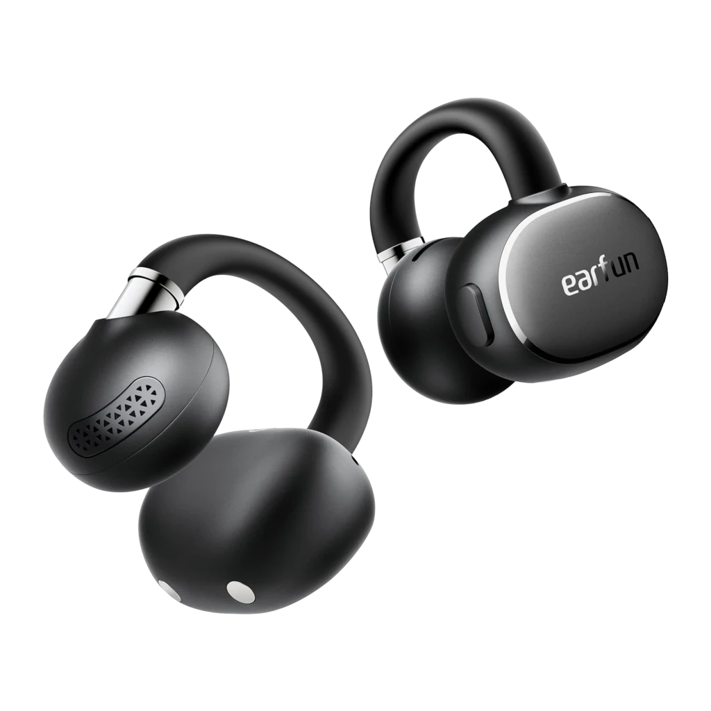 Auriculares EarFun Clip 2 Open-Ear Preto Bluetooth 6.0 40 h Hi-Res Sem Fios IP55