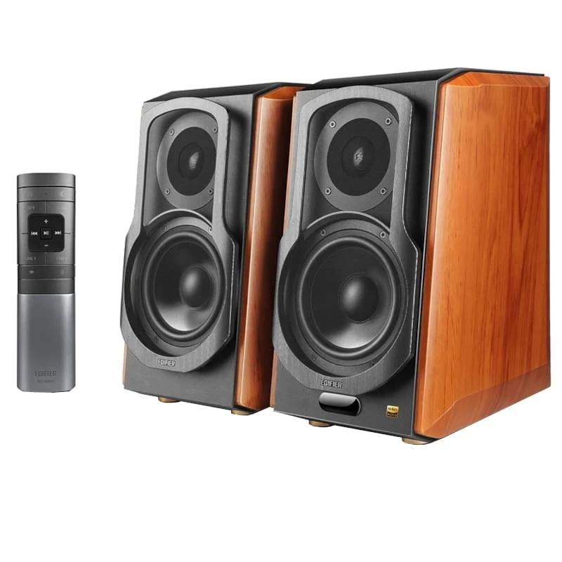 Edifier S1000W 120W WiFi/Bluetooth Preto, Madeira