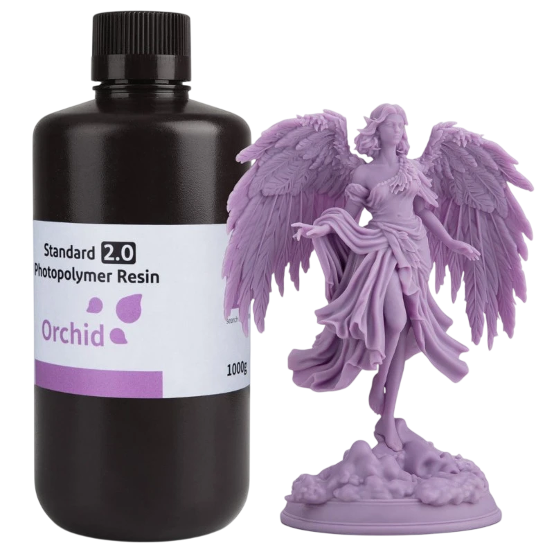 ELEGOO Standard Resin v2.0 Orchid Color para impressoras 3D de resina LCD - 1KG