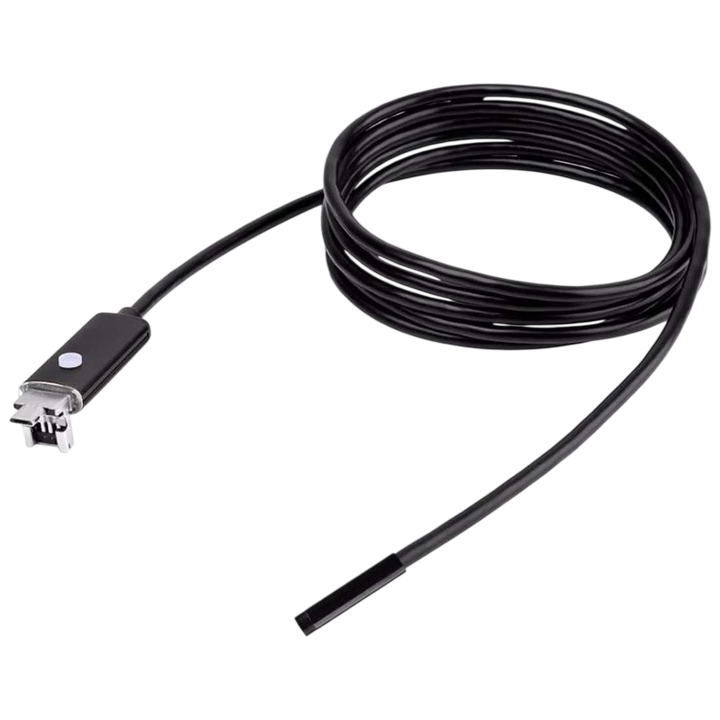 Endoscópio Digital para Smartphone 2 em 1 - 5.5mm/1 metro